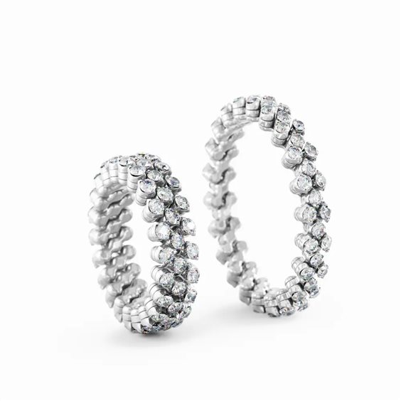 Ringe Serafino Consoli Brevetto Collection in Weißgold Diamante 1.17 Ct RMS 3F2 WG WD - RMS 3F2 WG WD